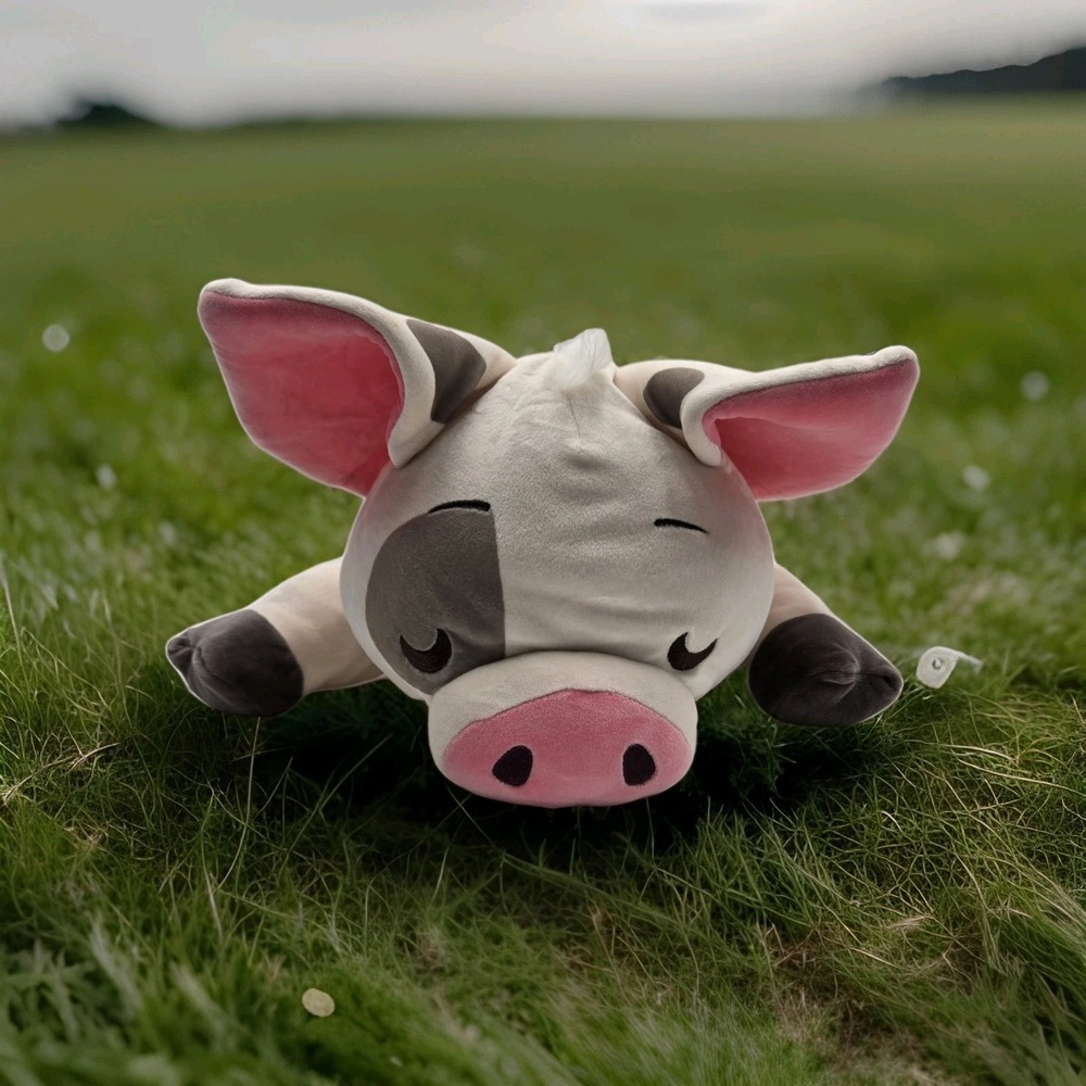 Disney Store Pua Plush 24''‎ Moana Pig Sleeping Soft Toy Plush Official